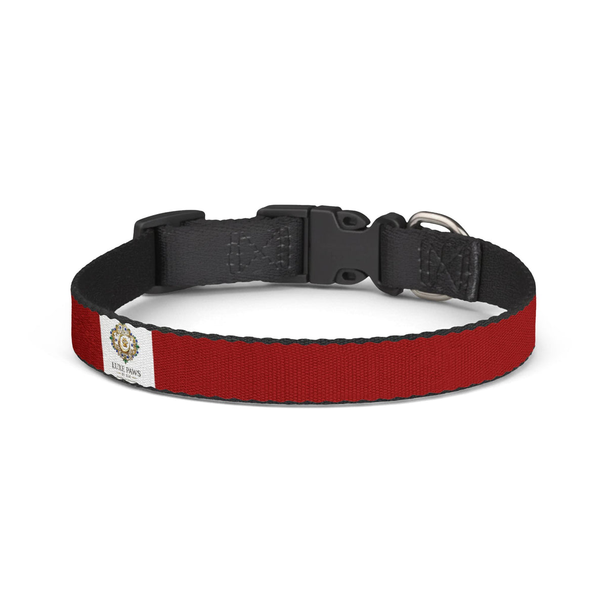 Red Clip-On Pet Collar — Durable Adjustable Dog & Cat Collar