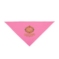 Luxe Paws Pink Pet Bandana — Luxury Paw Print Dog & Cat Accessory