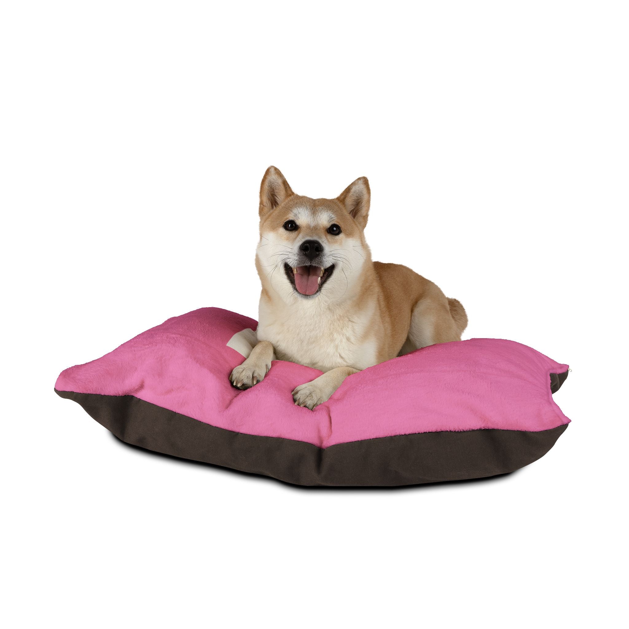 Luxe Paws Plush Pet Bed — Pink Designer Dog & Cat Cushion
