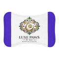 Luxe Paws Pet Feeding Mat — Decorative Non-Slip Placemat for Dog & Cat Bowls