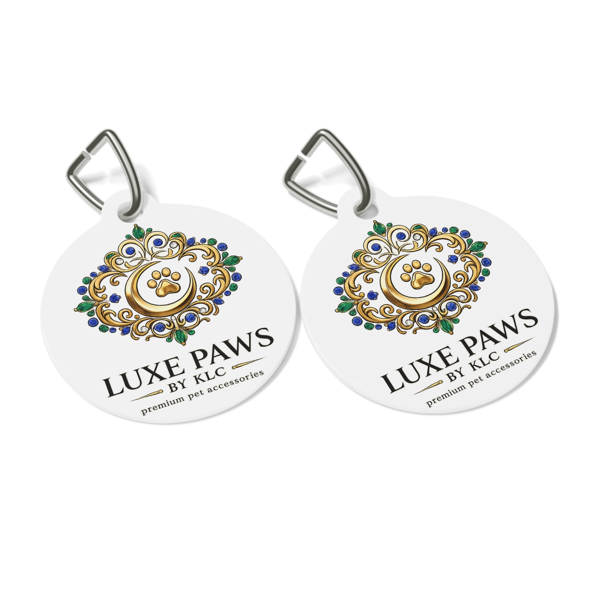 Luxe Paws Pet Tag — Elegant Dog & Cat ID Tag