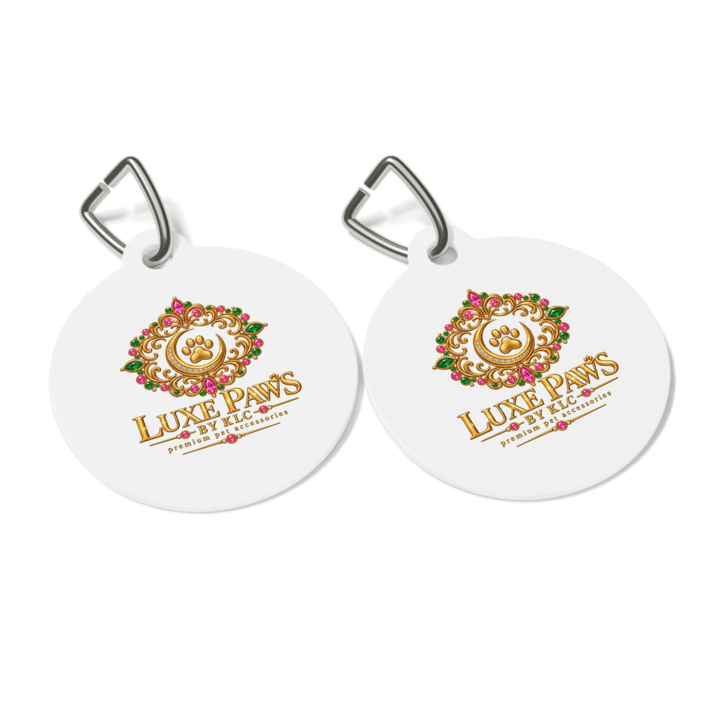 Luxe Paws Pet Tag — Elegant Dog & Cat ID Tag