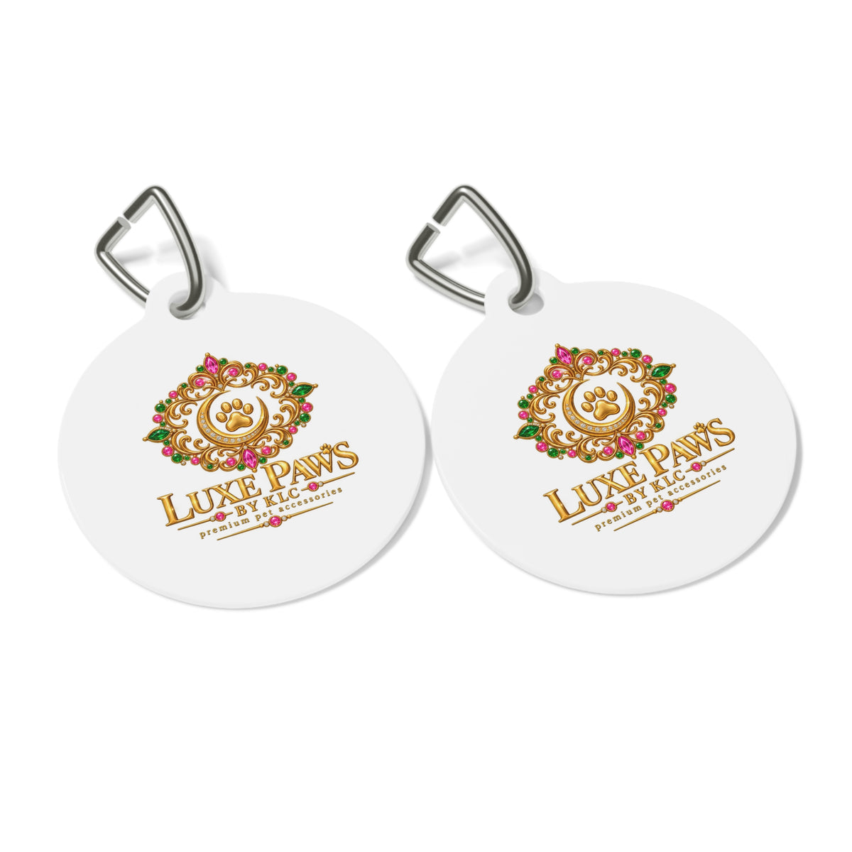 Luxe Paws Pet Tag — Elegant Dog & Cat ID Tag