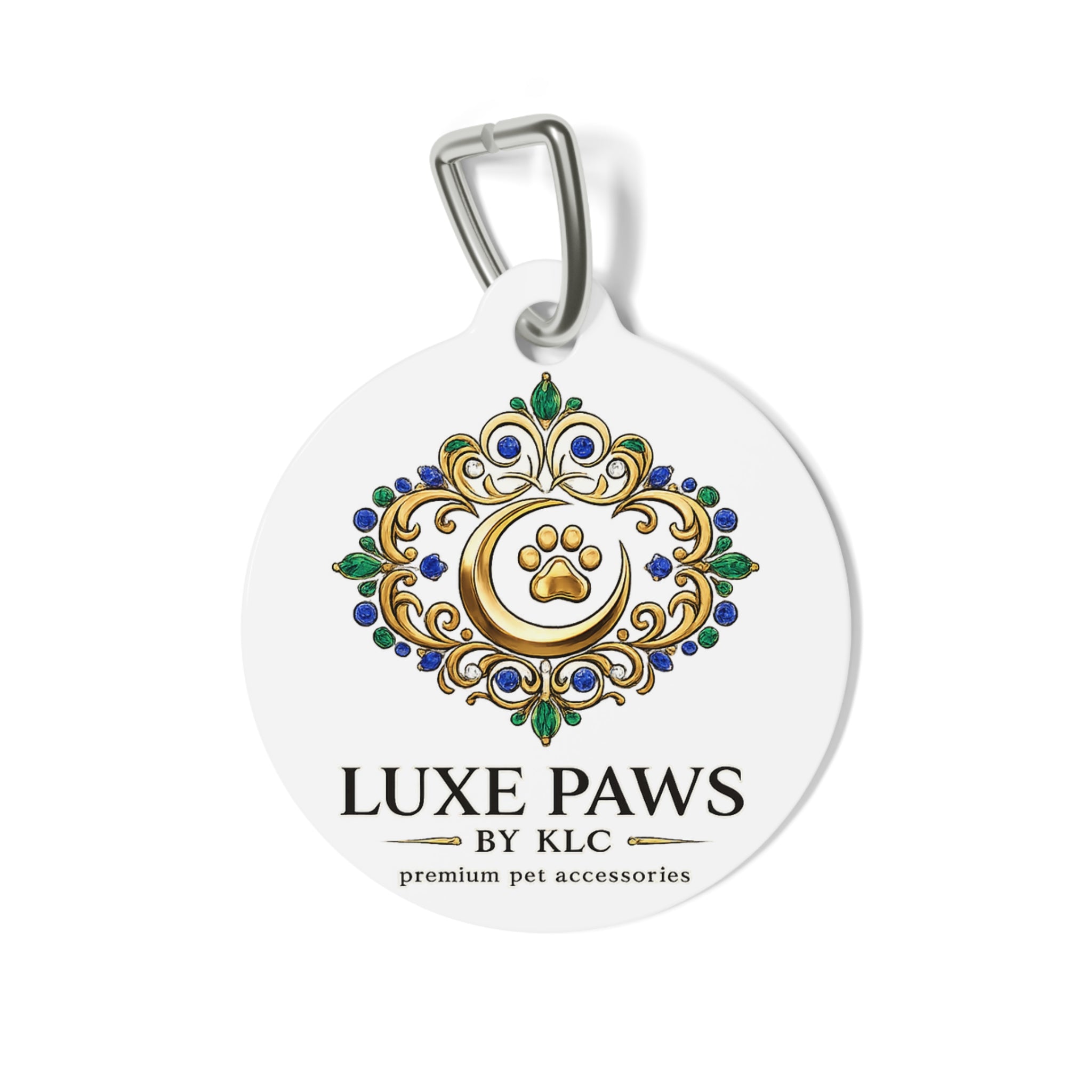 Luxe Paws Pet Tag — Elegant Dog & Cat ID Tag