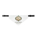 Luxe Paws Clip-On Pet Bandana Logo Designer Dog & Cat Accessory