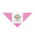 Luxe Paws Pink Pet Bandana — Luxury Paw Print Dog & Cat Accessory