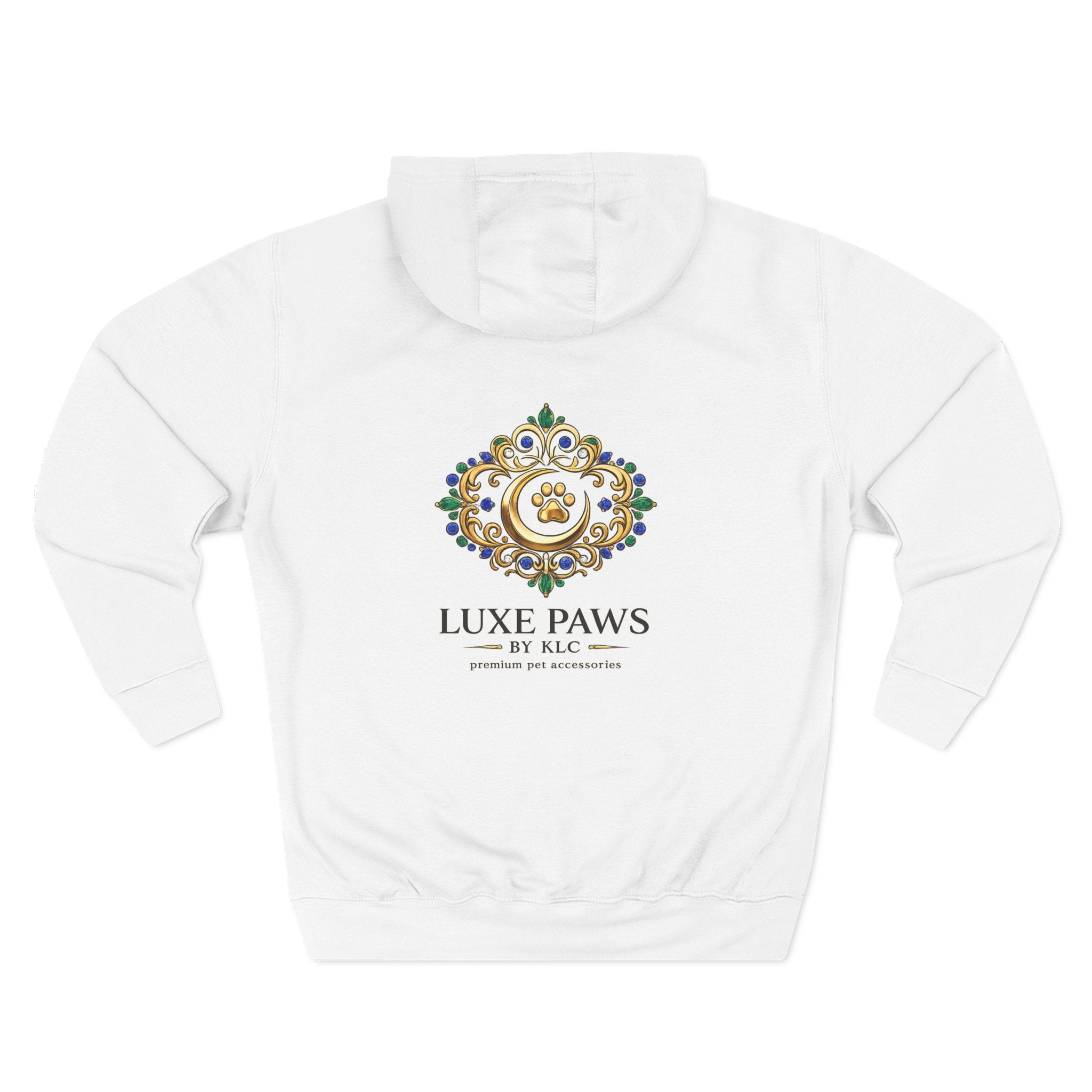 Luxe Paws Logo Hoodie — Premium Pet Boutique Pullover