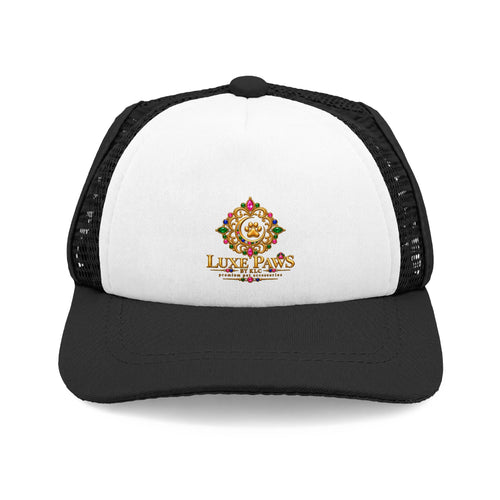 Embroidered Luxe Paws Dog Trucker Hat