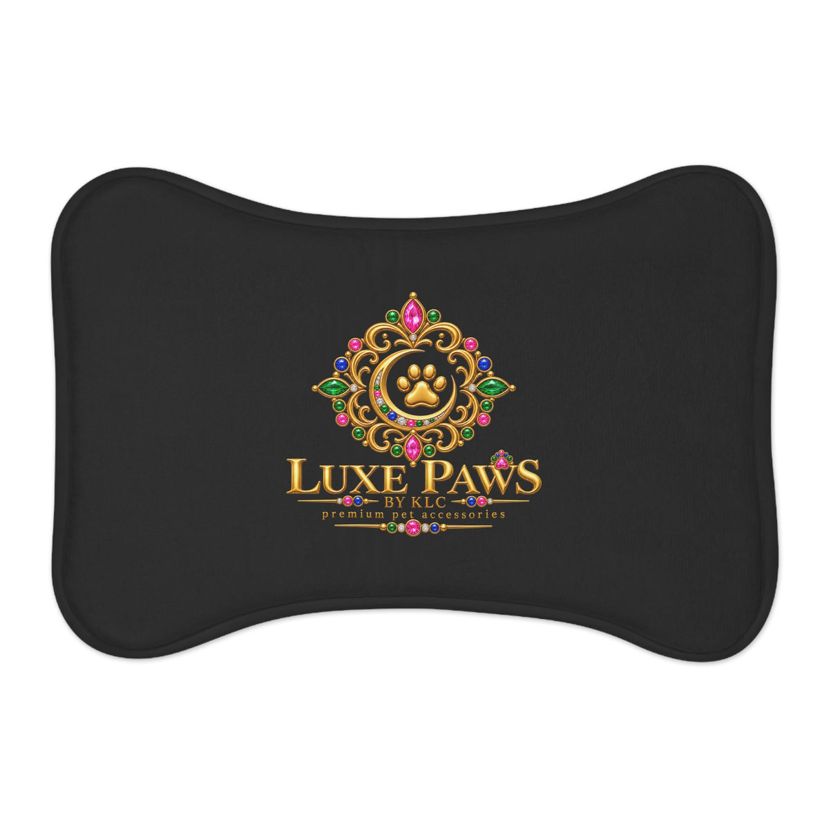 The Midnight Luxe Collection - Black Feeding Mat